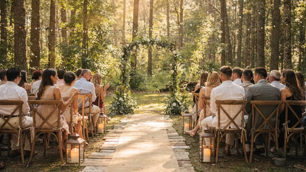 Nuntă în pădure: idei de decor și program care curge natural 1 Nuntă în pădure: idei de decor și program care curge natural - Main Image