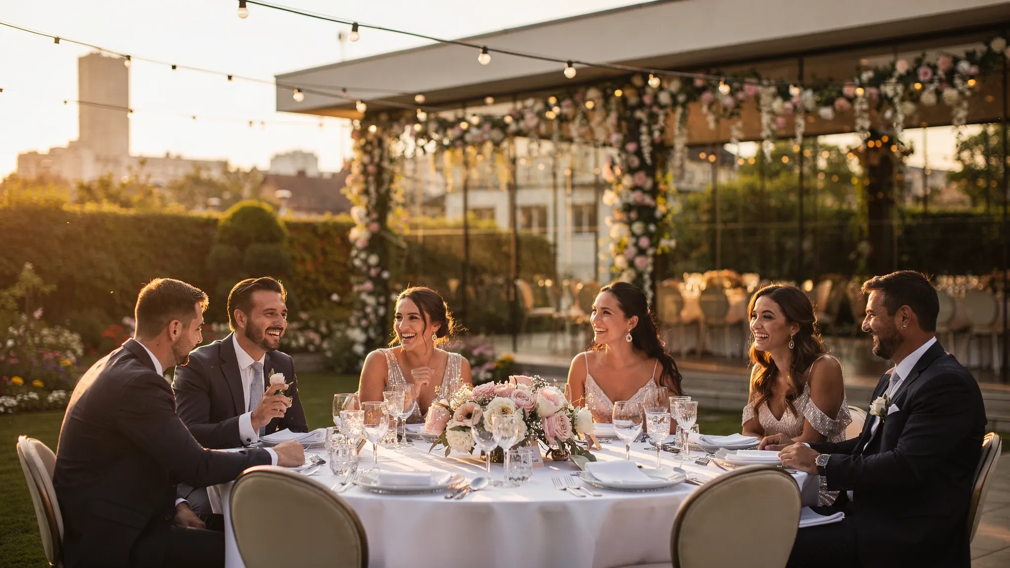 Nuntă în grădină București: plan B discret pentru vreme - Main Image